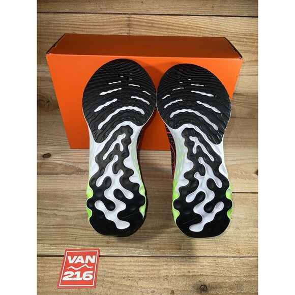 NEW SZ 11-13: Nike React Infinity Run Flyknit 3 'Black Siren Red' Running Shoes - Picture 8 of 8